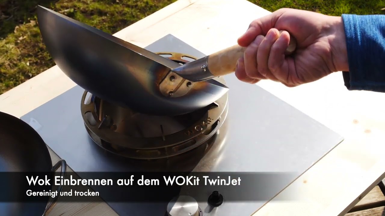 WOKit TwinJet - Wok Einbrennen