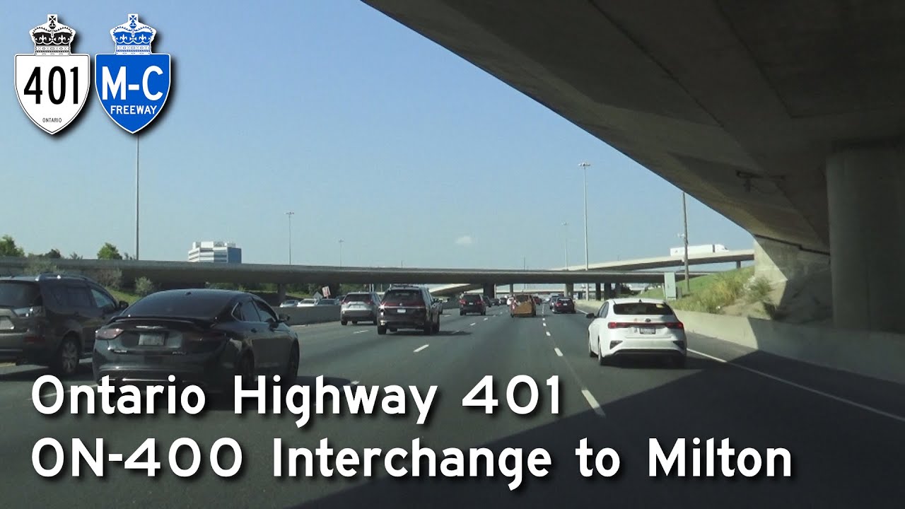 Ontario Highway 401 - ON-400 Interchange to Milton