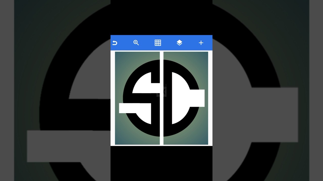 How to design a logo in Pixellab #logo #pixellab #shorts