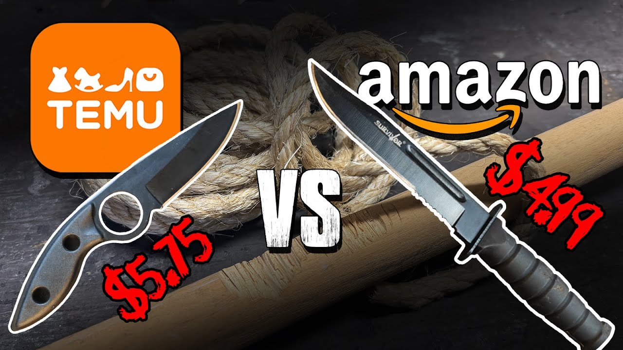 Temu’s CHEAPEST KNIFE vs Amazon’s Cheapest Knife!