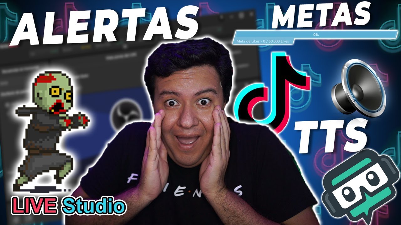 Como poner Alertas en Streams de Tiktok Live Studio | Comandos TTS, Sonidos y Recompensas