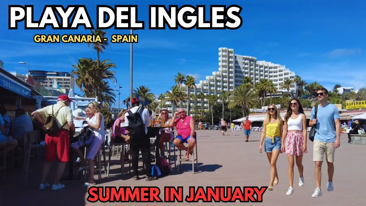 ☀️Summer In January | That is Playa Del Ingles | January 2026