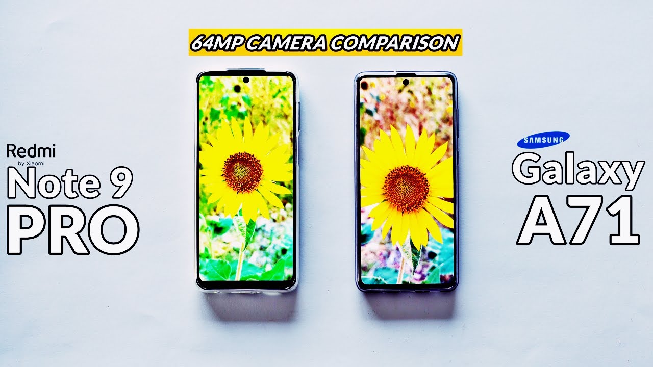Redmi Note 9 Pro vs Galaxy A71 Camera Comparison - 64MP Battle!