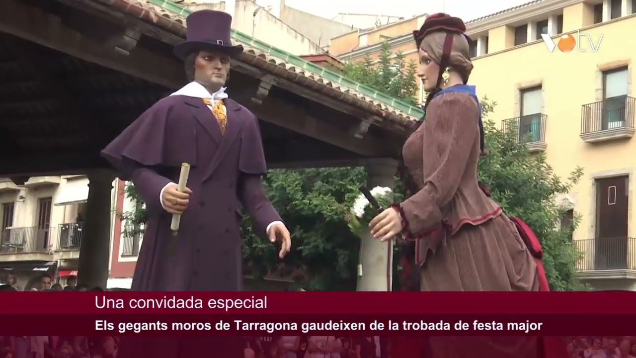 VOTV - Els gegants moros de Tarragona gaudeixen de la trobada de festa major