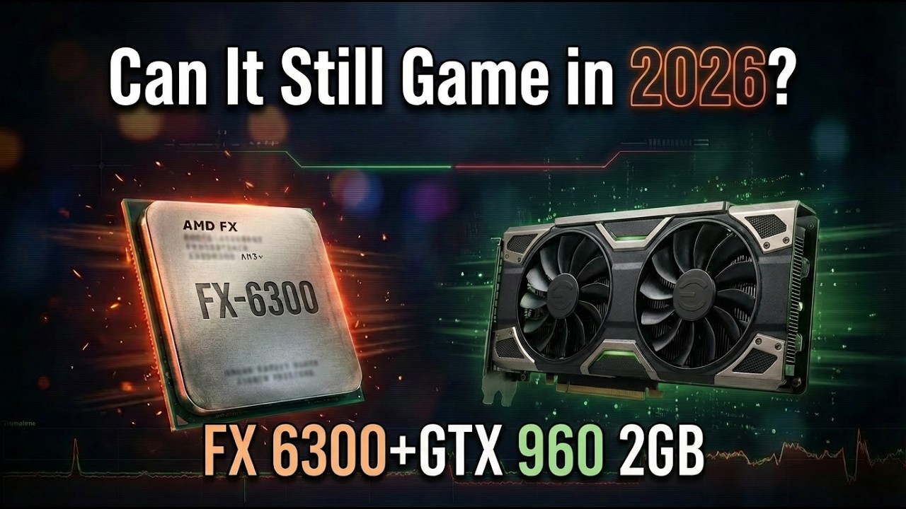 FX-6300 + GTX 960 2GB Gaming Benchmarks | Can It Still Game in 2026?