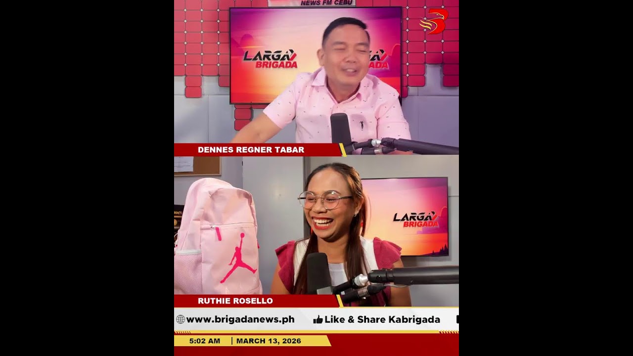 𝐋𝐀𝐑𝐆𝐀 𝐁𝐑𝐈𝐆𝐀𝐃𝐀 MARCH 13, 2026 | FRIDAY 90.7 BRIGADA NEWS FM CEBU