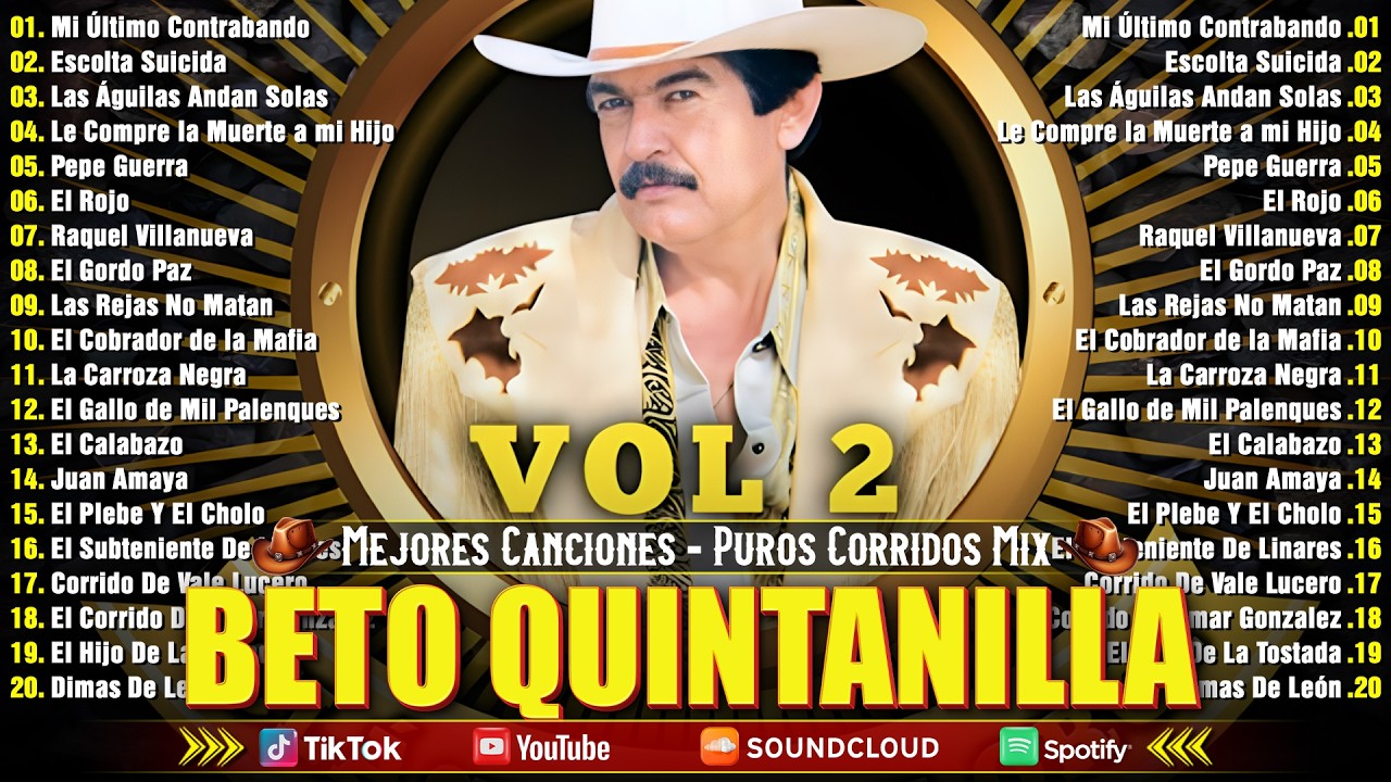 Beto Quintanilla Mix 2026 💥 Corridos Bravos y Pesados - El Rey del Corrido del Norte 🇲🇽