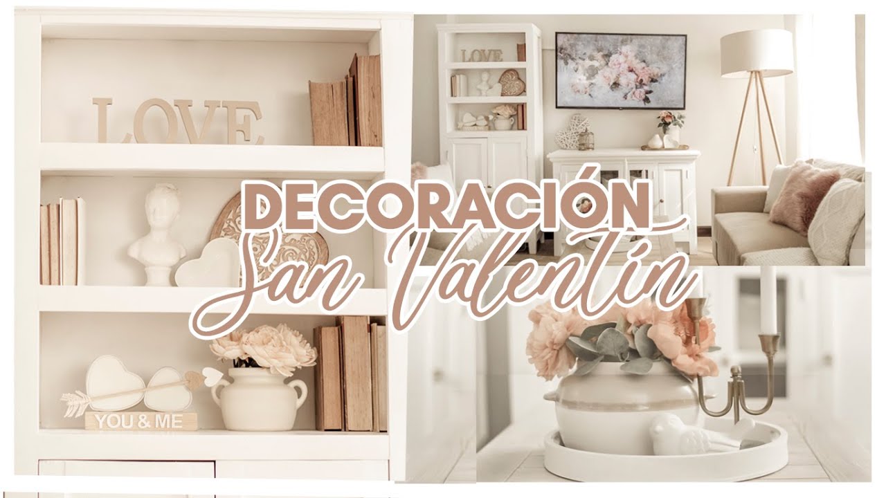 💓IDEAS PARA DECORAR EN SAN VALENTÍN 2023/Como decorar una sala y recibidor pequeño/DECO ELEGANTE