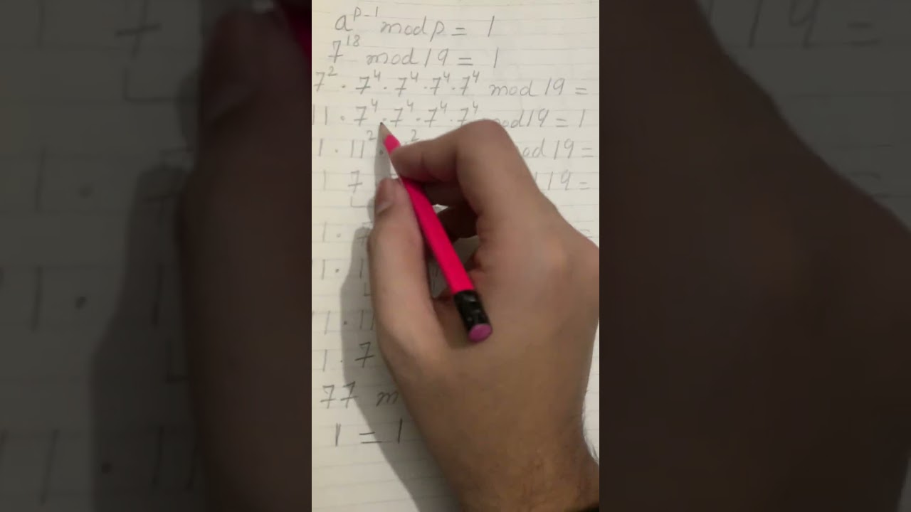 Fermat theorem  ( IS )
