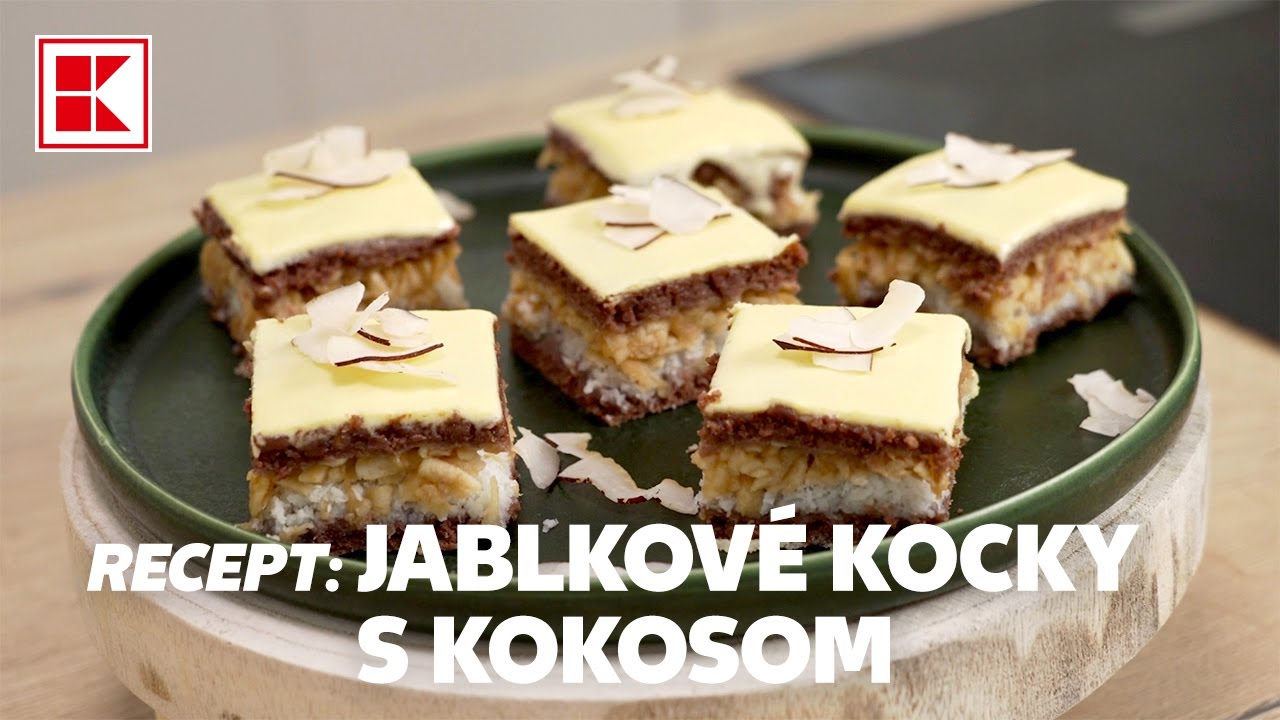 Recept: Jablkové kocky s kokosom | Kaufland