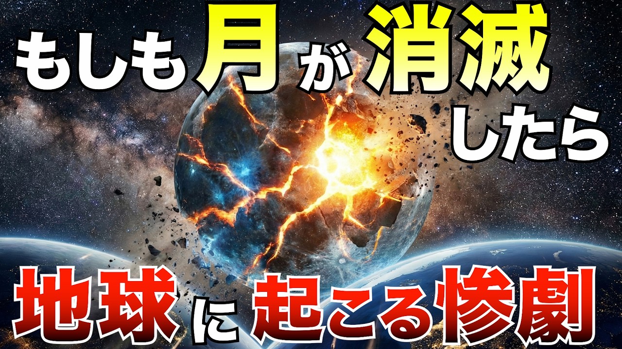 【衝撃】もしも“月”が突然消滅したらどうなる？地球に訪れる「9つの悲劇」
