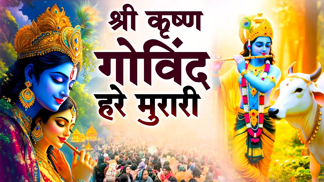 श्री कृष्णा गोविन्द हरे मुरारी ! भजन ! Shri Krishna Govind Hare Murari ! Krishan Bhajan 2026