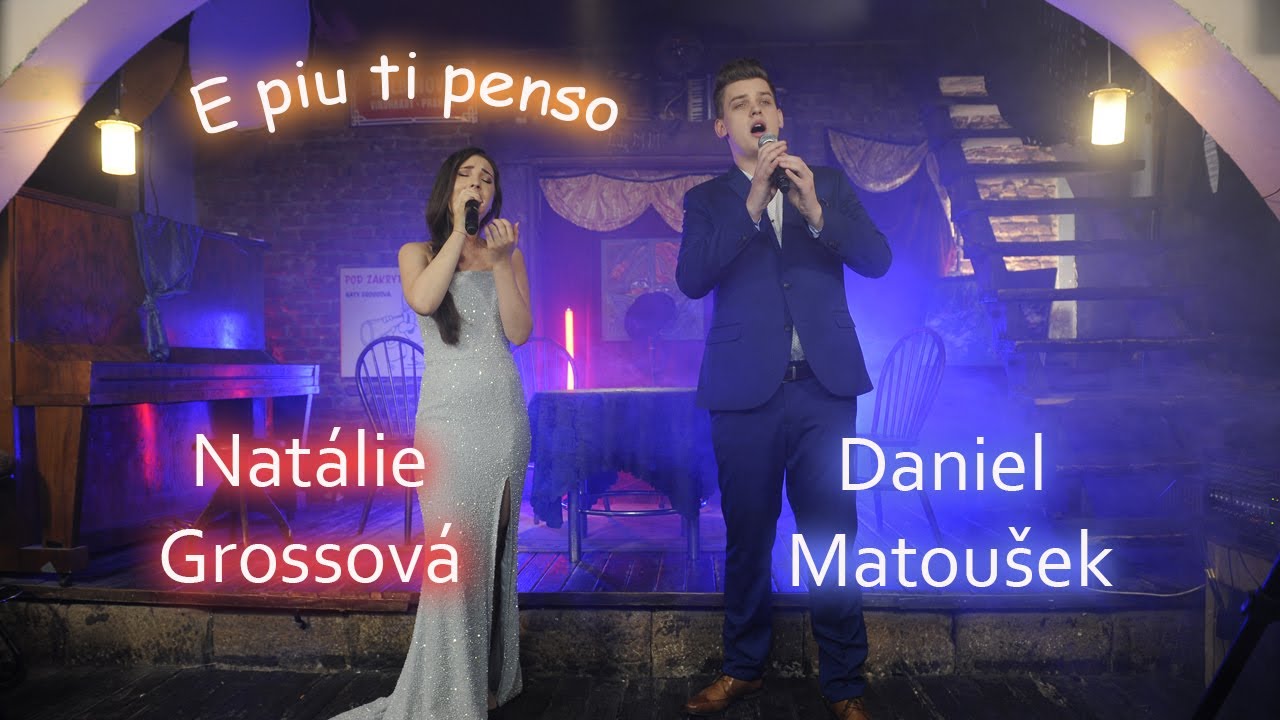 E piu ti penso - Natálie Grossová a Daniel Matoušek v pořadu Jiřího Krampola - Pod zakrytým úsměvem