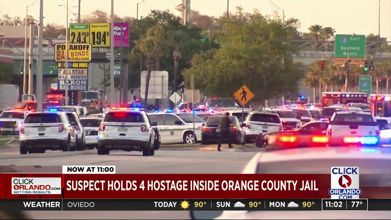 Suspect holds 4 hostage inside Orange County Jail
