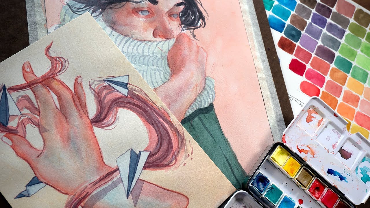 Arteza Half Pan Watercolor Set Review
