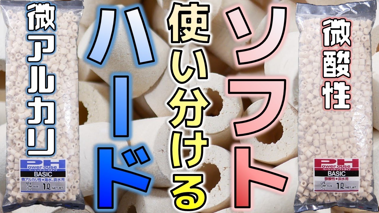 【ろ材】粉が出なくて実は使いやすい！廉価版のSサイズは中央に穴が空いているから物理ろ過に強くて価格も半額なんだぜ！太平洋セメントパワーハウスベーシックSハード/ソフトタイプ【ふぶきテトラ】