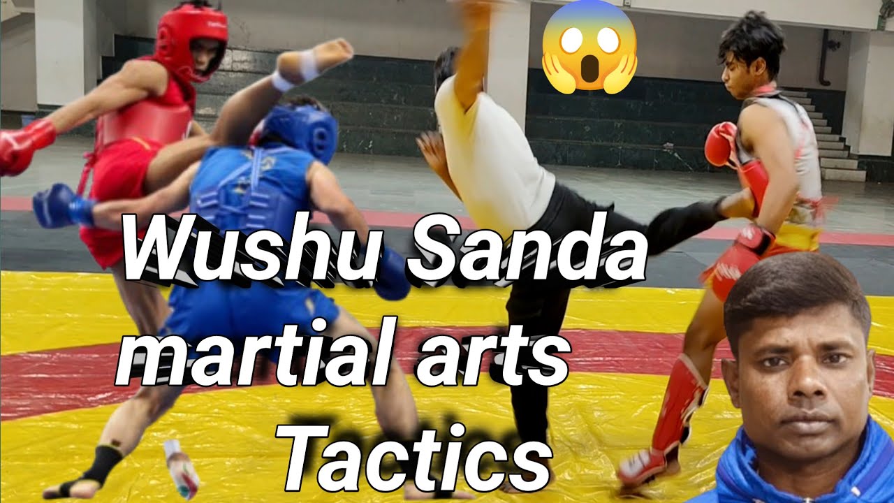 Wushu Sanda Knockout Tactics 😞//martial arts 🥋 best fight skills 💪//martial arts training in hindi 💯