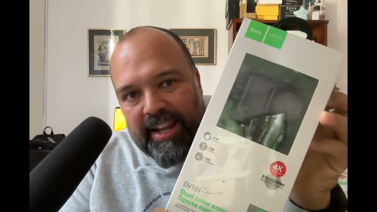 Cómo usar cámara deportiva DV101 Hoco, unboxing cámara sport 4k dv101