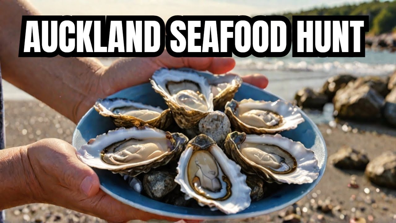Auckland Foraging for Oysters & Trying Kina! | CATCH AND COOK NZ