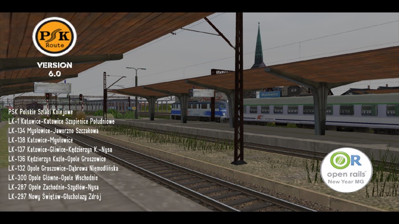 Open Rails L PSK #3 - TLK 52105 Strzelce Opolskie - Przemyśl