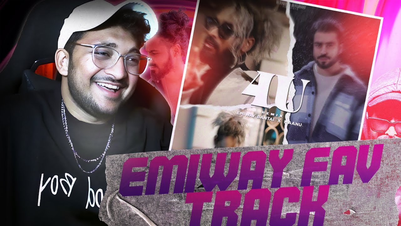 EMIWAY BANTAI X MAANU - 4U REMIX Reaction Video || WHOLE HEARTEDLY (Album) - JUNIOR REACTS