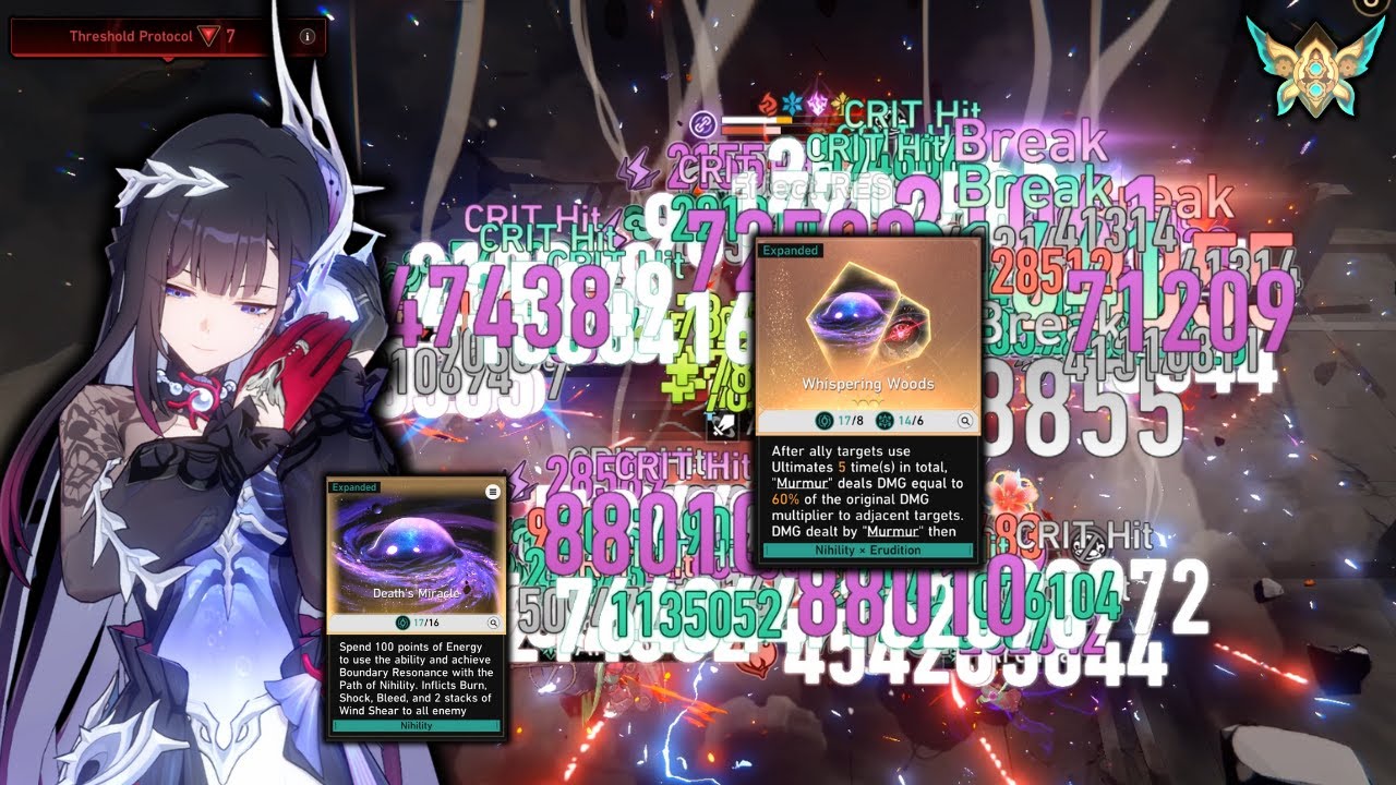 Infinity DOT Regen Ultimate ! Destroy PC Team with Whipsering Woods & Nihility Path | DU V7 Full Run