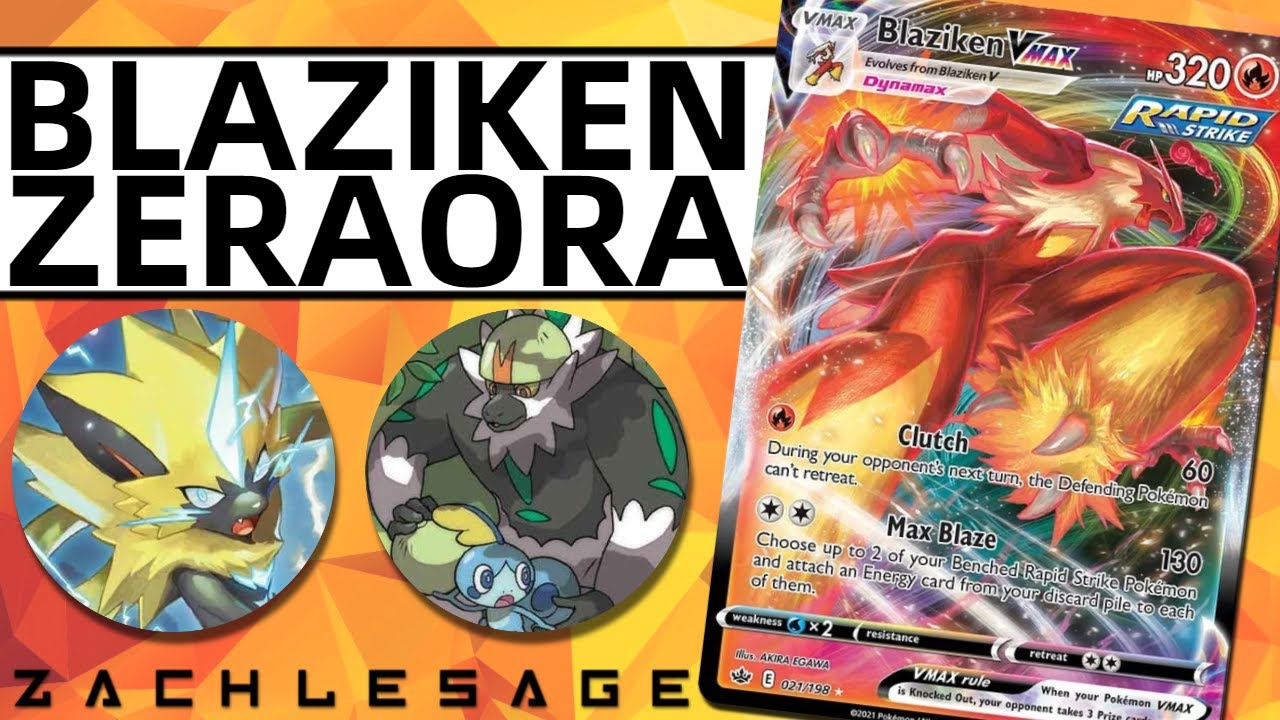 Blaziken and Zeraora are SNEAKY! Pokemon TCG Chilling Reign