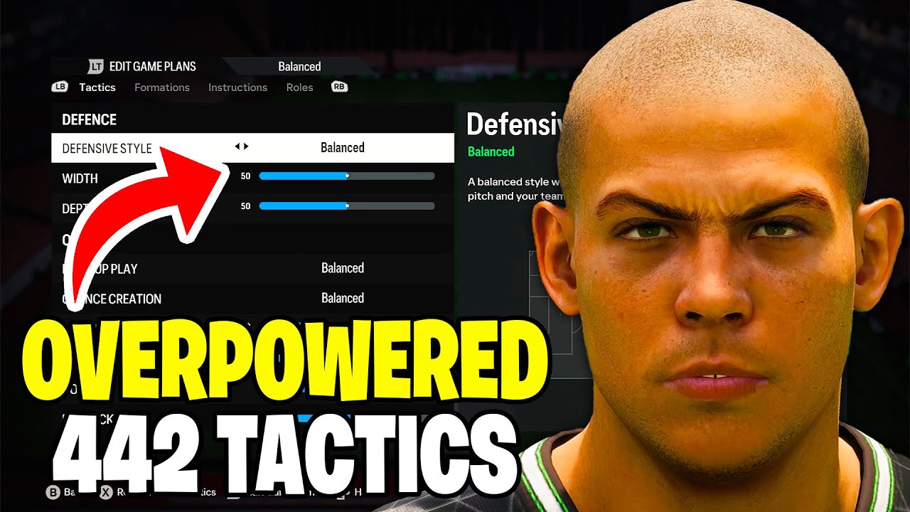 Most OVERPOWERED 442 Custom Tactics in FC 24!