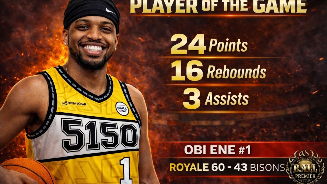 Player of the Game - Royale vs Bisons #1 Obi Ene