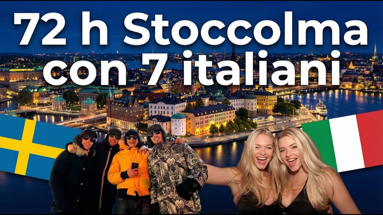 72H a Stoccolma con 7 italiani 🇸🇪🔥 | Nightlife, viaggio e follia