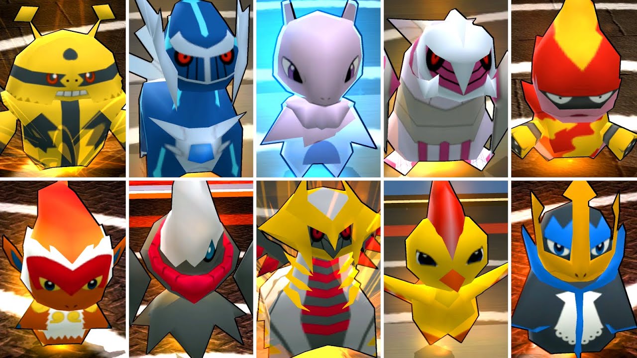 Pokémon Rumble HD - All Bosses & Battle Royales