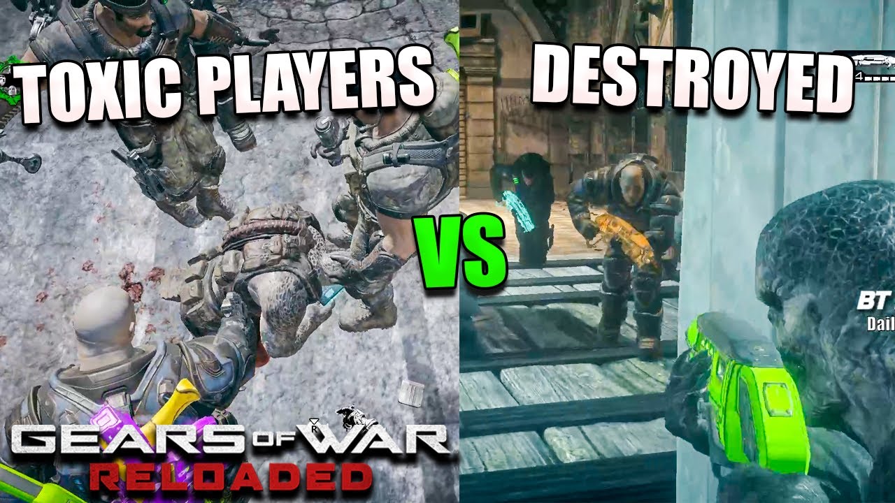 Toxic Gears of War Reloaded Players Get Humbled in 10min