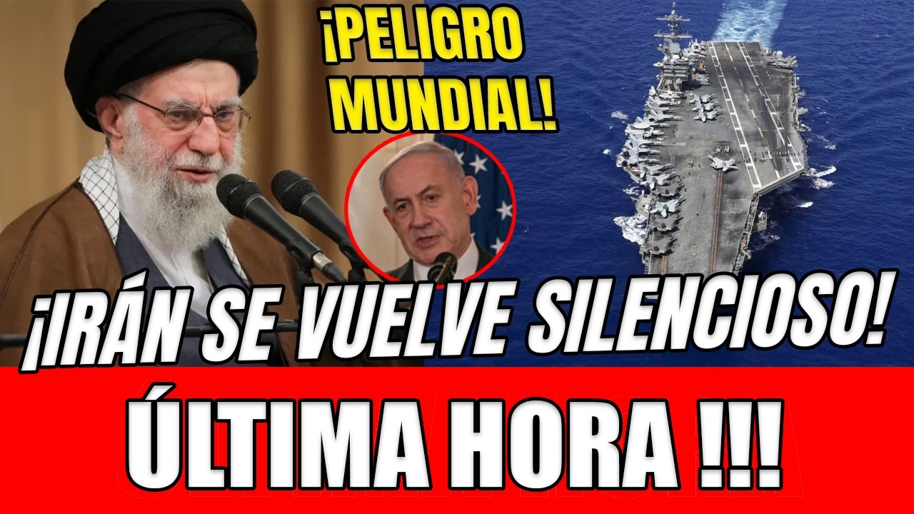 IR&Aacute;N SE VUELVE SILENCIOSO Y LA IRGC OCULTA ATAQUE CONTRA PORTAAVIONES EEUU MIENTRAS NETANYAHU SALE