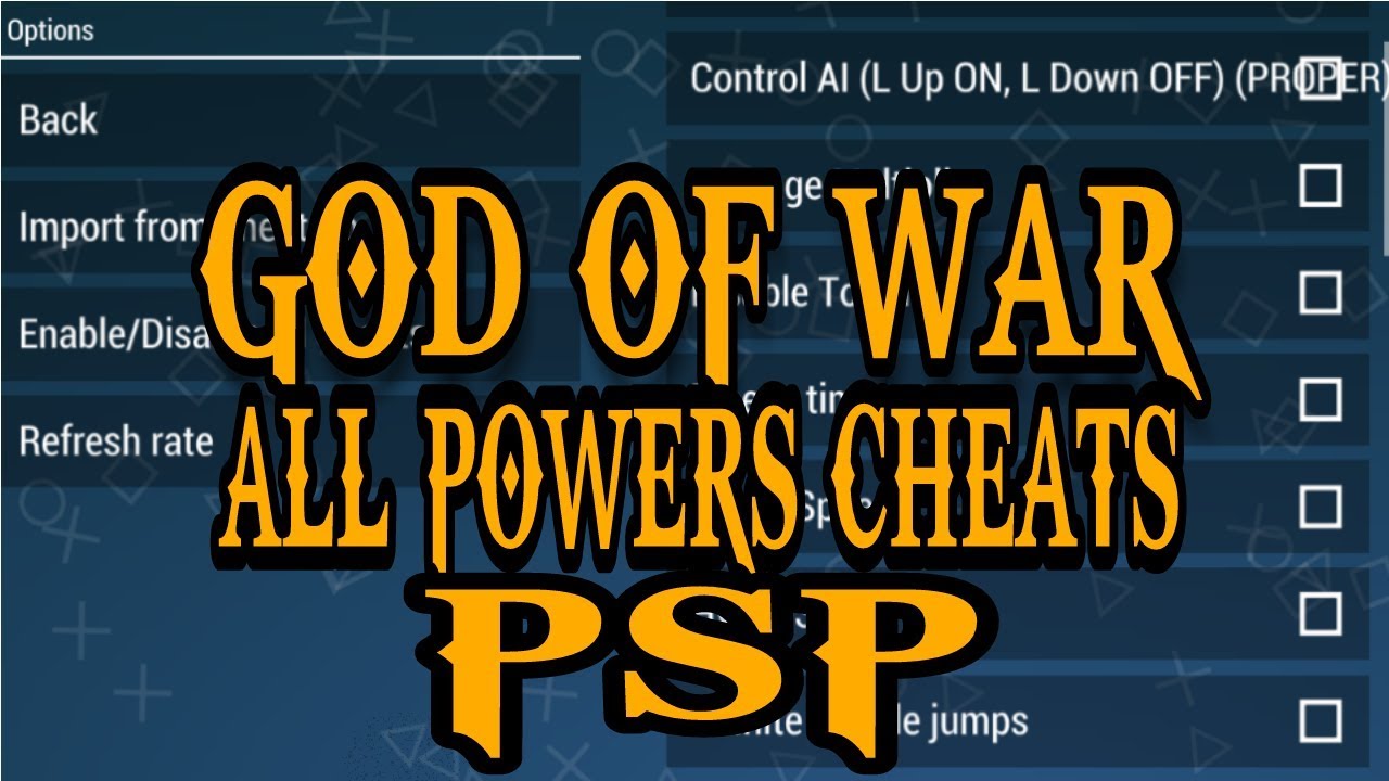 God of war chains of olympus cheats code all power by ps gaming & review