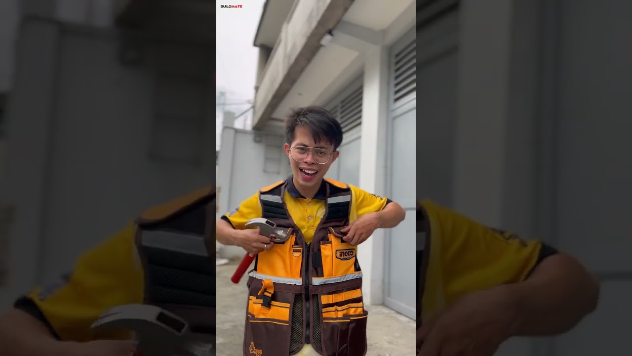 3kgs ba kamo? Kayang-kaya 'yan ng INGCO Tool Vest, heavy-duty na , 'diba?