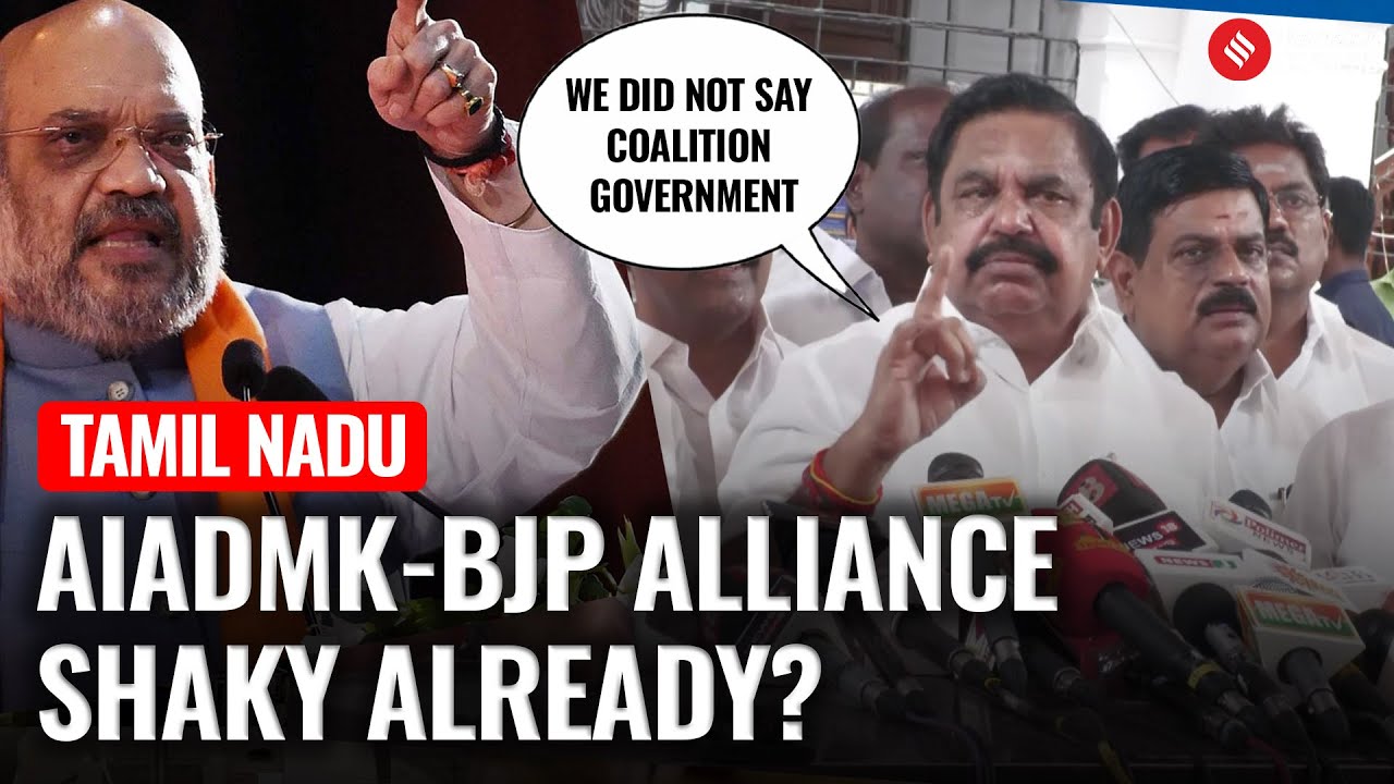 AIADMK-BJP Alliance in Trouble? EPS Says AIADMK-BJP Will Form Govt, But Not as a Coalition
