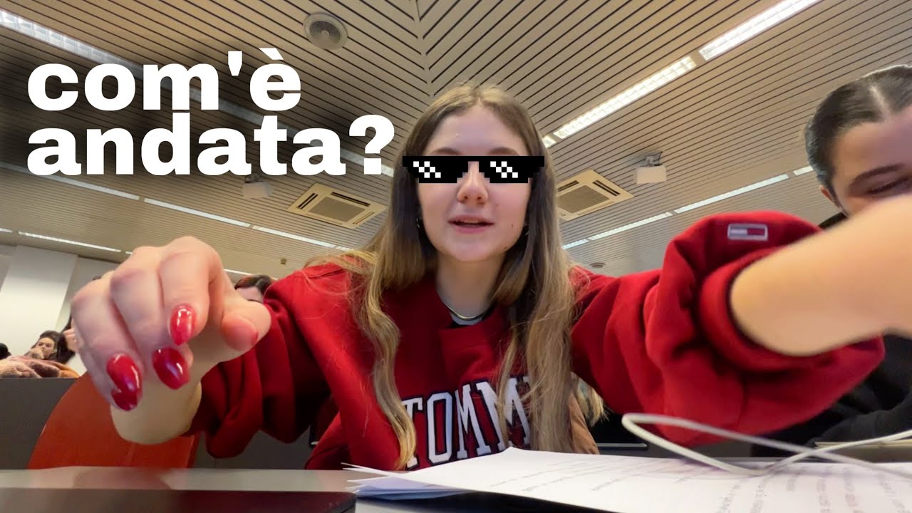 Vi porto con me il giorno dell'ESAME in IULM!😵‍💫