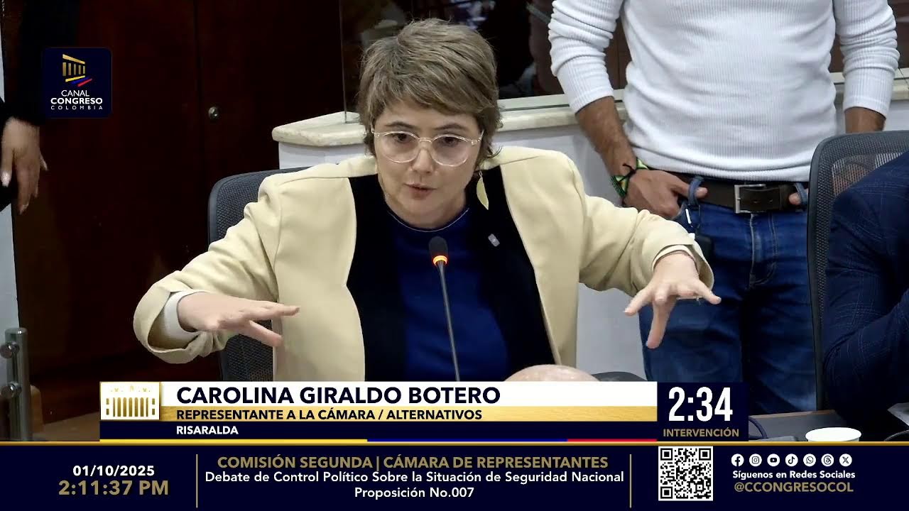 DEBATE DE CONTROL POLÍTICO PROPOSICIÓN No.007 (22 JULIO 2025) 01-10-2025