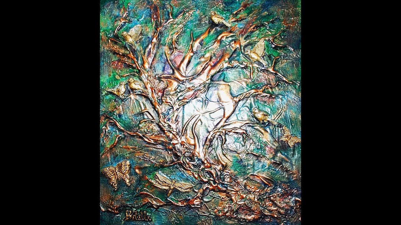 Pittura materica con lo stucco