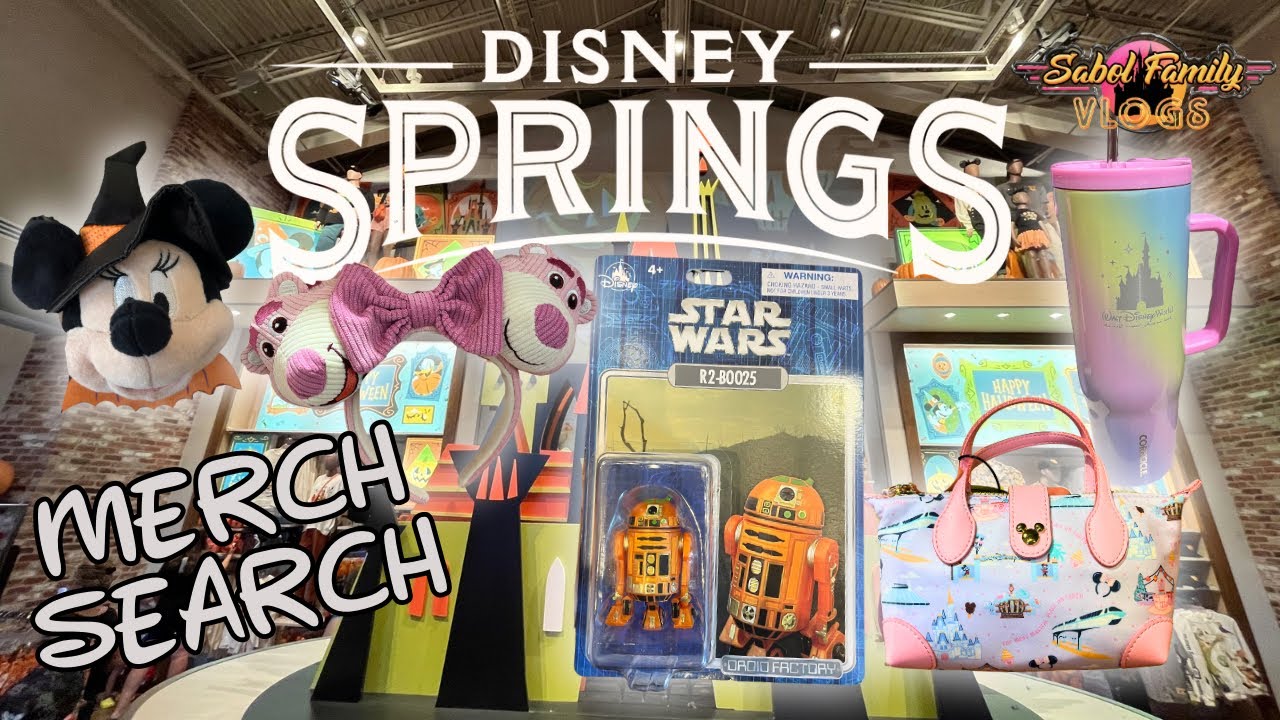 DISNEY SPRINGS NEW MERCHANDISE TOUR | August 2025 ~ Walt Disney World SHOPPING! World of Disney!