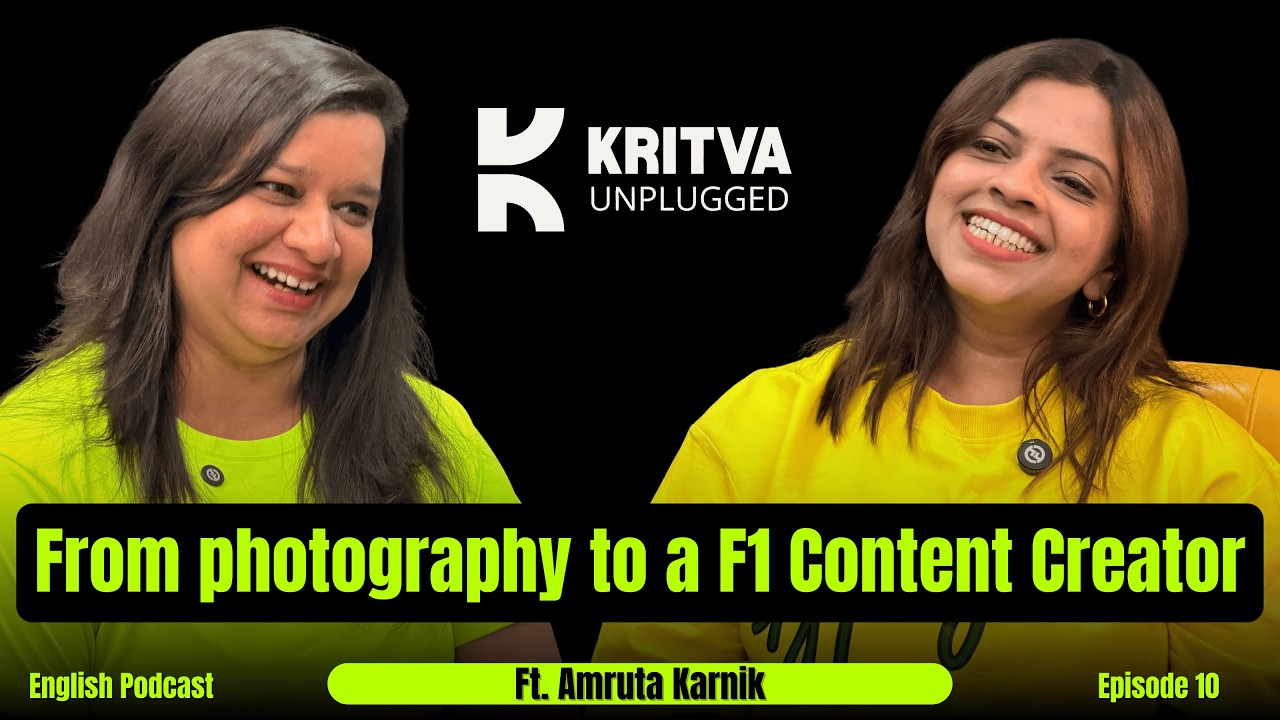From photography to a F1 Creator | Inside the World of F1 | Amruta Karnik | Ep10 | #kritvaunplugged