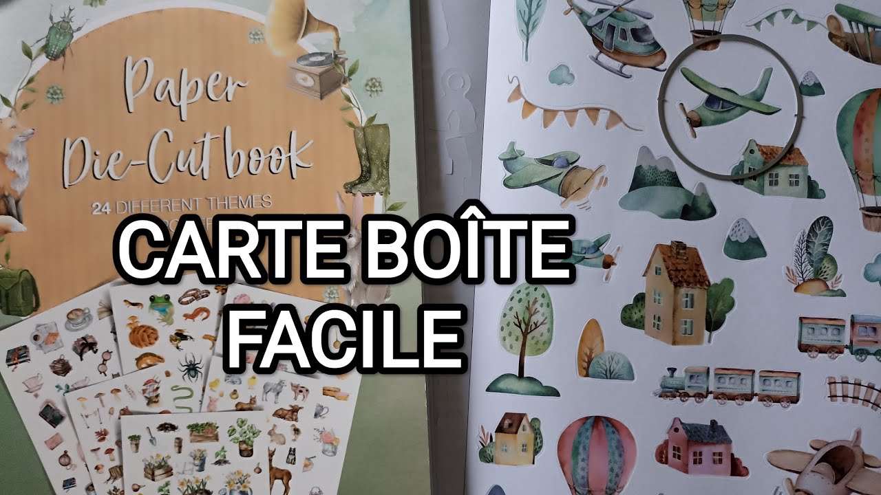 TUTO CARTE BOÎTE TRÈS FACILE pour DÉBUTANT