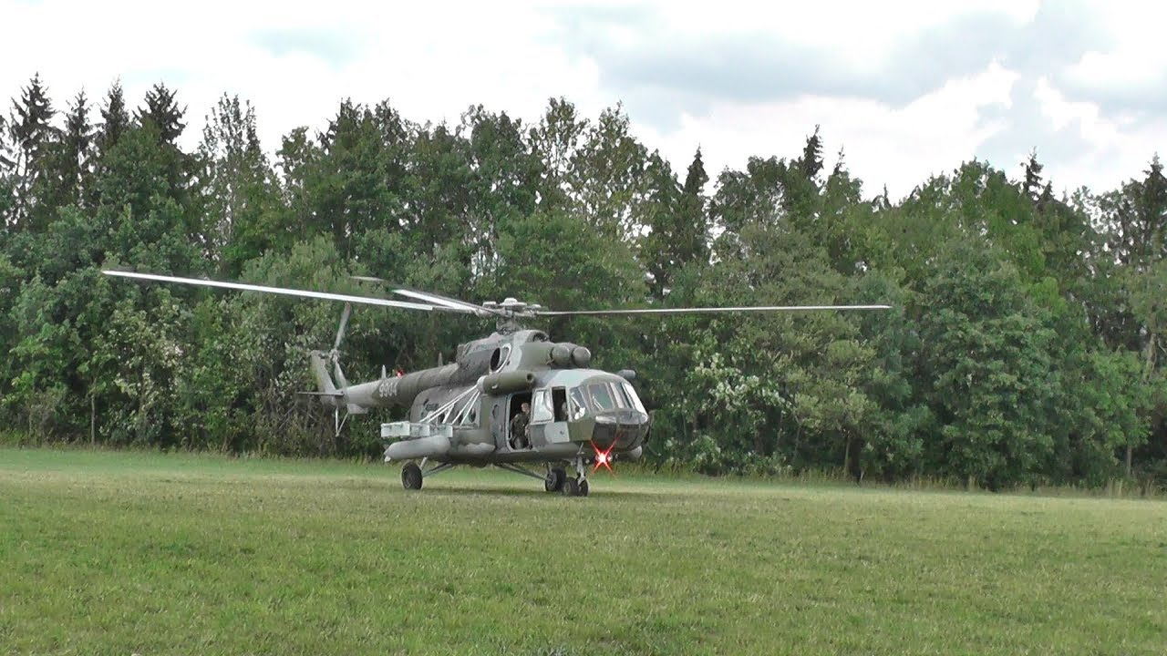 Vrtuln&iacute;k Mil Mi-171&scaron; Start a vzlet/Helicopter Mil Mi-171&scaron; - Startup and Takeoff