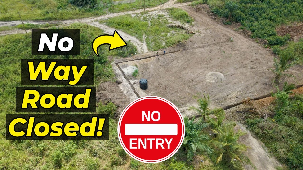 We lost our temporary Road in Asebu Pan African Village