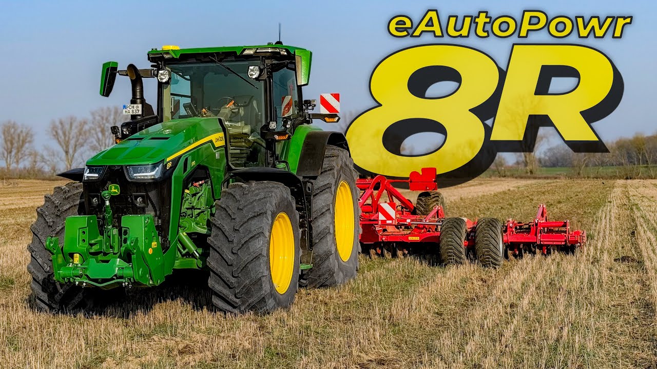 Let’s Drive 2025er John Deere 8R eAutoPowr + 8 Meter HORSCH Joker🤯| 7810 Diaries 4K