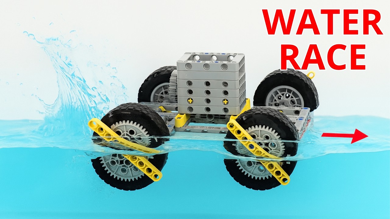 New 18 Lego Technic Cars High Speed Water Race | JK Lego Technic