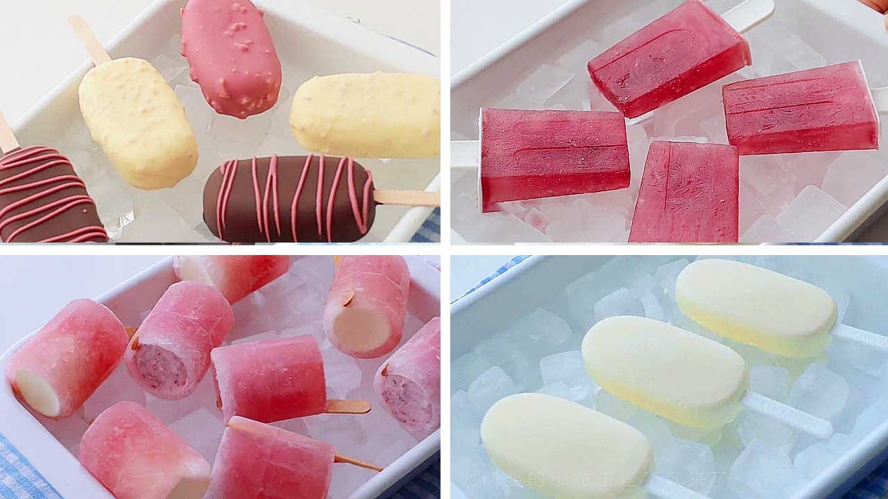 ASMR| Peach & Bayberry Sandwich Ice Cream |Afternoon Tea|Creative Recipes|Cake Story|Cooking