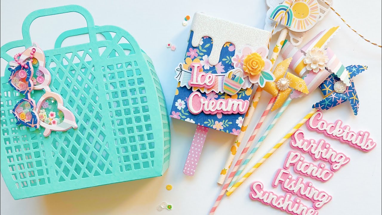 Jelly Bag, Pinwheels & Ice Cream Box featuring Scrap Diva Designs July 2023