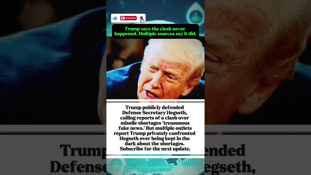 Trump Denies It. Sources Say Otherwise. #breakingnews #worldnews #geopolitics #trump #shorts #news