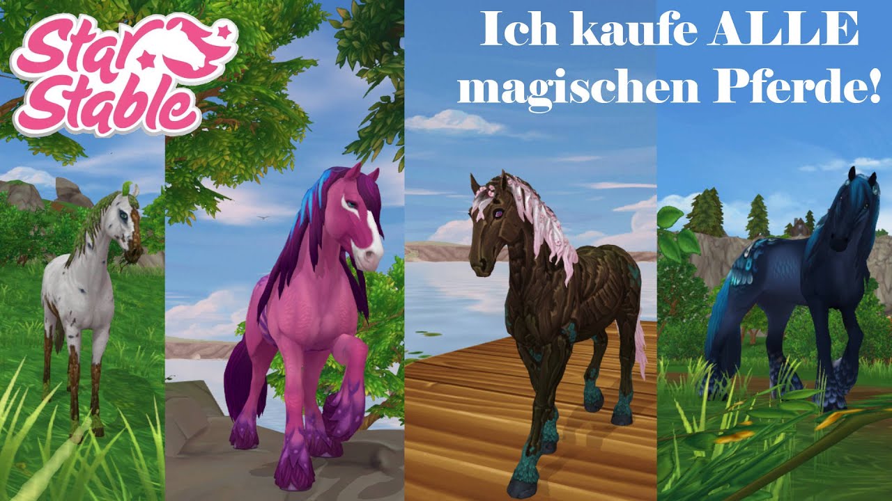 [SSO] ALLE MAGISCHEN Pferde kaufen! Birkir & Hanami und Dorcha & Solas - Star Stable Online